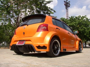 สุดแสบ YARIS  ส้มมุกทอง    เท่เกินหน้าสไตล์ WIDEBODY 